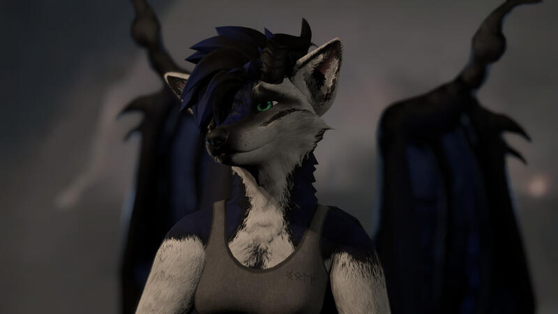 Dragon Wolf Girl