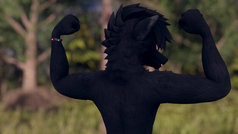 Realistic fur texture